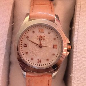 Pink Invicta Watch set (w/ original box!) NWOT